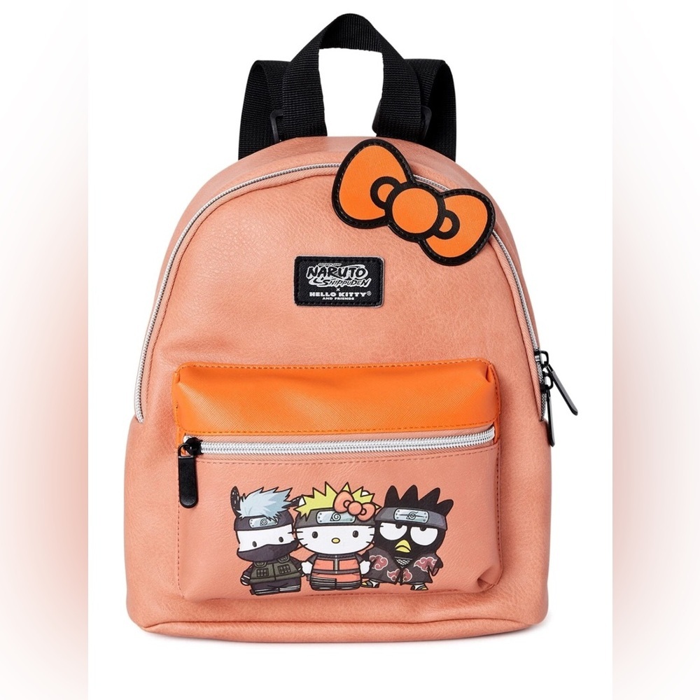 Sanrio Hello Kitty x Naruto Shippuden Women’s Mini Backpack Orange